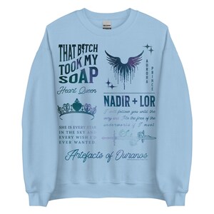 Artefacts of Ouranos Quotes Aurora Colors Nisha J Tuli Sweatshirt Trial of the Sun Queen