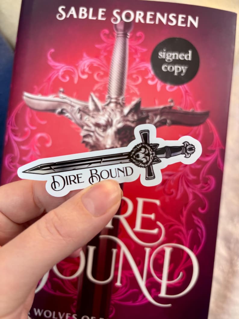 Dire Blade Vinyl Sticker Direbound - Kiss Cut and Die Cut available! image 2