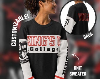 Legacy of Gods Collegiate gebreide trui Kings U Rina Kent officieel gelicentieerd