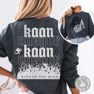 Kaan Vaegor Malmar King of the Burn Sweatshirt When the Moon Hatched Sarah A. Parker Officially Licensed