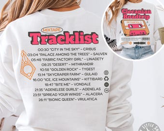 Clecania Road Trip Mixtape-tröja Clecania-serien av Victoria Aveline Officiellt licensierad