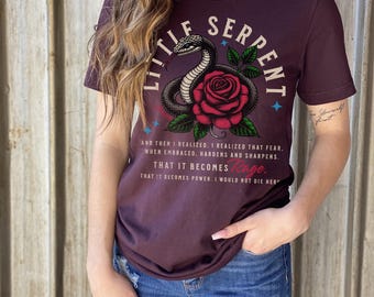 Little Serpent Shirt Crowns of Nyaxia Carissa Broadbent Officially Licensed