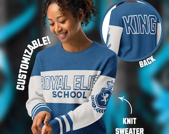 Vermächtnis der Götter Collegiate Strickpullover Royal Elite School Rina Kent offiziell lizenziert