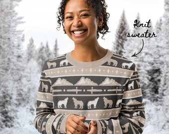 Sweter z okrągłym dekoltem Direbound Knitted Oficjalnie licencjonowany Sable Sorensen