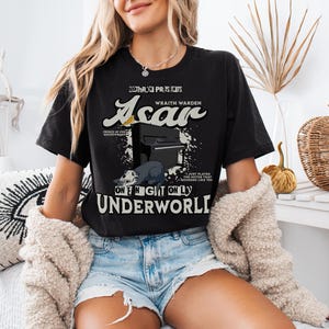 Asar One Night Only Underworld-shirt Crowns of Nyaxia Carissa Broadbent officieel gelicentieerd
