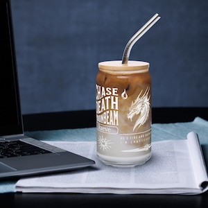 Chase Death Moonbeam Quotes Can-shaped glass When the Moon Hatched Sarah A. Parker Officially Licensed