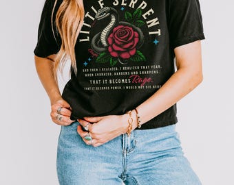 Little Serpent Crop Top Crowns of Nyaxia Carissa Broadbent Officially Licensed