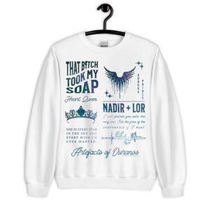 Artefacts of Ouranos Quotes Aurora Colors Nisha J Tuli Sweatshirt Trial of the Sun Queen