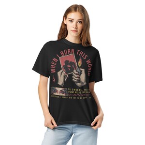 Burn This World Dianna Shirt AMBER V NICOLE Officially Licensed Book of Azrael Gods & Monsters
