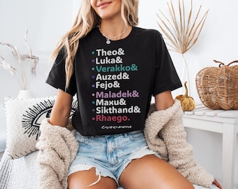 Clecania MMC Namnger Vänner Inspirerad T-shirt Clecanian-serien Victoria Aveline Officiellt Licensierad