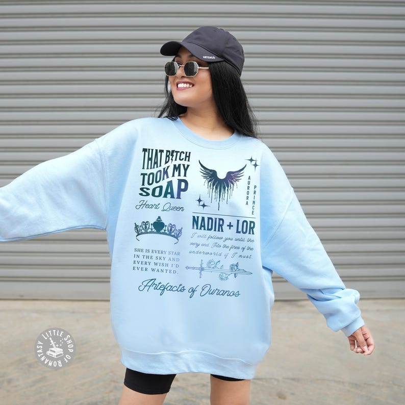 Artefacts of Ouranos Quotes Aurora Colors Nisha J Tuli Sweatshirt Trial of the Sun Queen