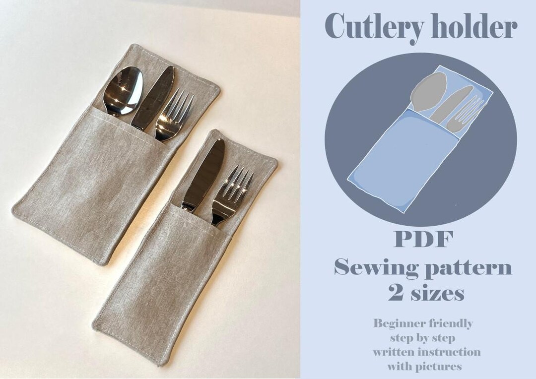 Cutlery Holder PDF Sewing Pattern - Etsy