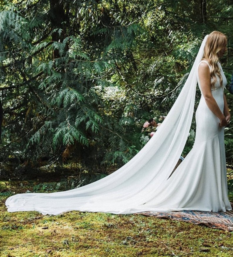 Kristina Chiffon Veil