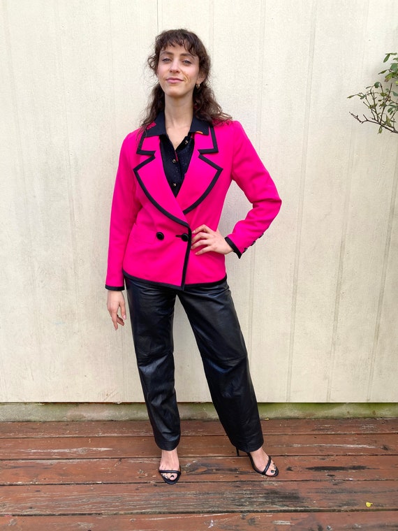 Vintage 70sYSL Yves Saint Laurent Wool Disco Hot p