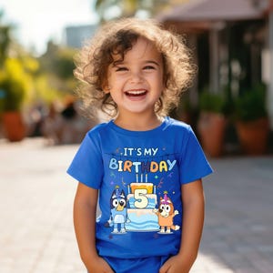It's my Birthday T shirt, Personalized Birthday Boy/Girl Tee, Dog Birthday Party Theme,Toddler Birthday, Family Matching Tee, All sizes BL02