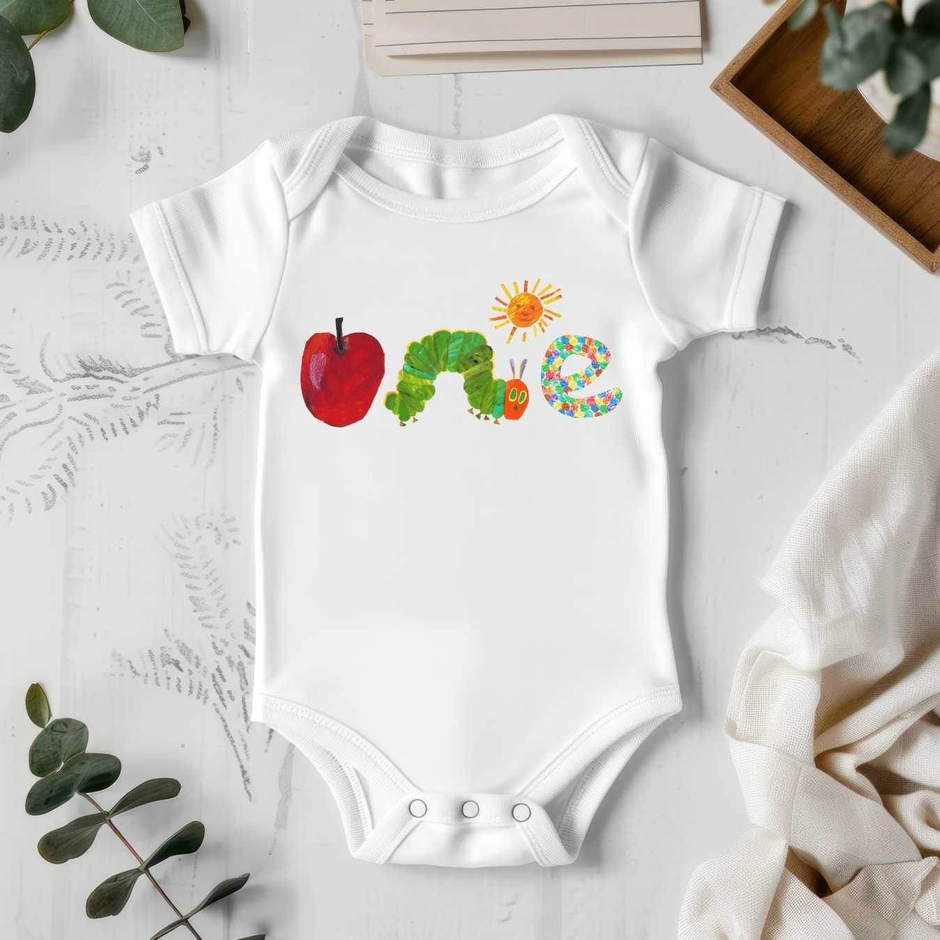 Bodysuit Hungry Caterpillar Baby Grow Green The Very Hungry