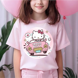 Kawaii Birthday Girl T-Shirt, Kawaii Cat Birthday Theme Party Shirt, Birthday Girl Family Shirts, Birthday Kitty T-Shirt, All sizes SNR03