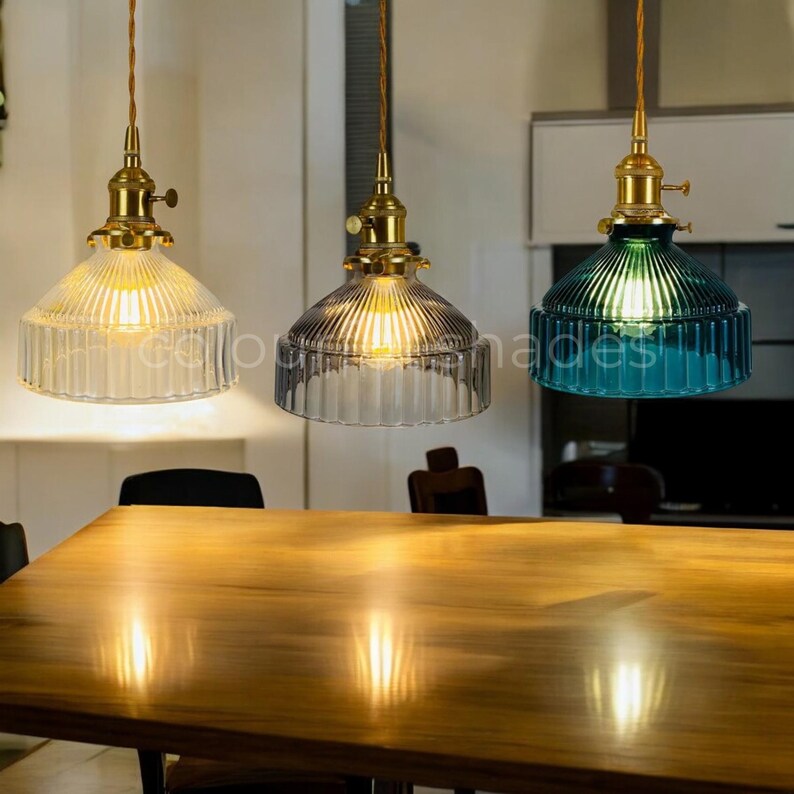 Hanging Ceiling Light, LED Light, Nordic Pendant Light, Glass Lampshade