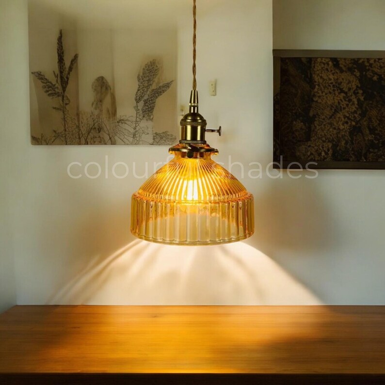 Hanging Ceiling Light, LED Light, Nordic Pendant Light, Glass Lampshade