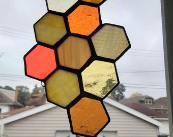 Stained Glass Honeycomb