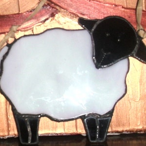 Stained Glass Irish Sheep Suncatcher/Ornament image 4