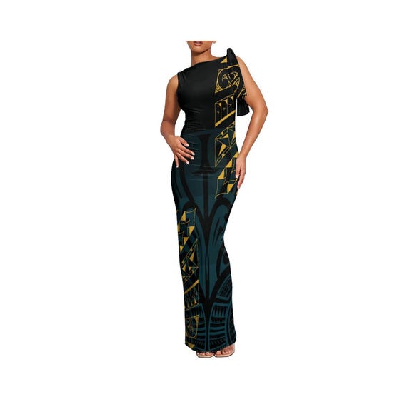 knee length dresses for ladies Fiji Feeling Midi Dress Tropical Kiwi XL