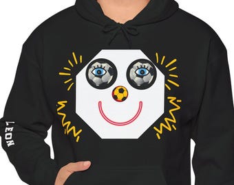 Germany Soccer Hoodie, Germany Goal Club Sweatshirt, Black Red Gold Hoodie, Personalized Football Hoodie, Soccer Eye Face