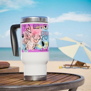 Personalized Dog Mama Travel Mug: Stainless Steel Adventure Tumbler