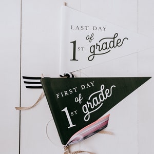 PRINTABLE First and Last Day of School Flag image 1