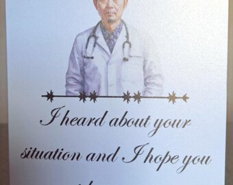 Mean Humor, Get well soon card. 6 Vara