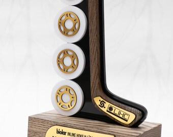 Custom Inline Hockey Trophy – Personalized Team Championship Award