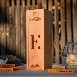 Wedding Tumbling Tower Guest Book: Engraved with Your Child&#39;s Artwork!