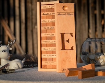 Handcrafted Guestbook with Names & Date – Timeless Keepsake for Your Special Day