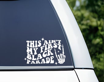 Black Parade Car Decal | High Quality Emo MCR Vinyl Laptop Bumper Sticker