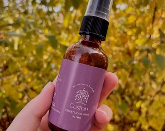 Custom Reiki-Infused Room Spray | Personalized Energy Mist | Handcrafted & Made to Order