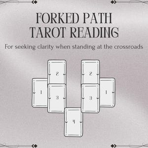 Verzweigte Tarot-Lesung - 7 Karten Tarot Kartenlegung für Klarheit bei Entscheidungen | Anleitung für Scheideweg und Lebenswahl