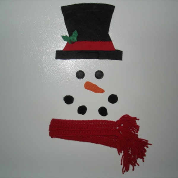 Magnet Snowman, Primitive, Rustic, Snowman, Magnet, Winter, Christmas, Ofg, Faap, Hafair, Dub