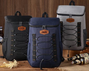 Personalized Groomsmen Cooler Backpack,Insulated Cooler Beer Bag,Hiking Cooler Backpack,Christmas Gifts,Groomsmen Proposal Gifts