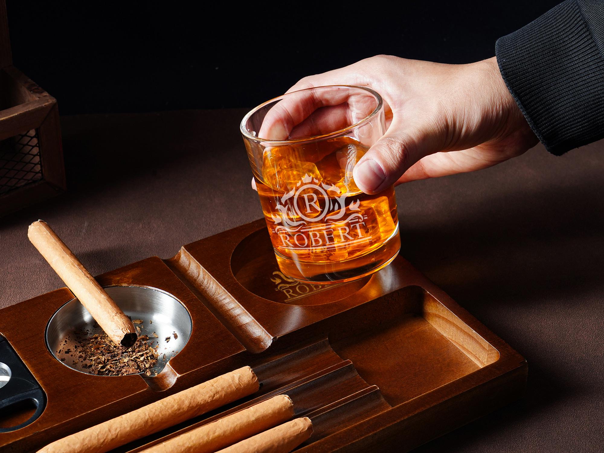 Cigar holder whiskey glass - Etsy 日本