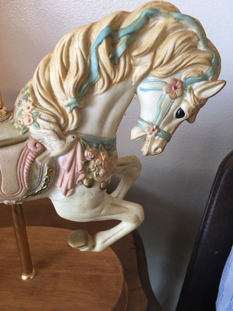Vintage San Francisco Music Box Company Carousel Horse Music Etsy