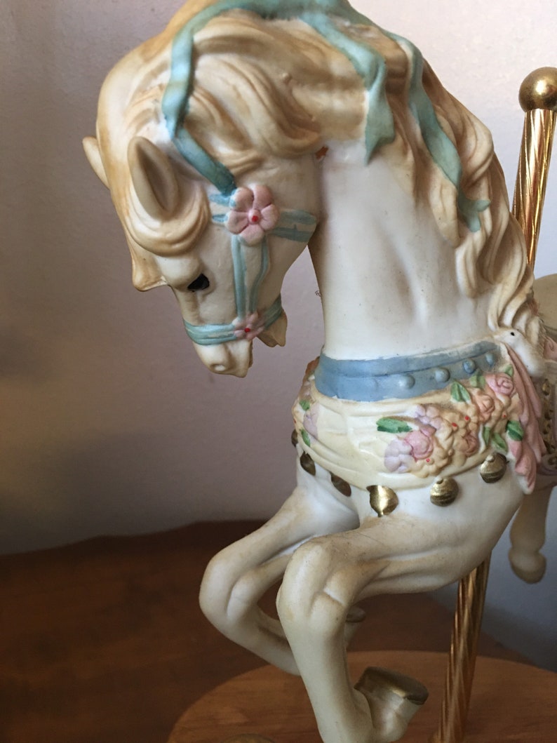 Vintage San Francisco Music Box Company Carousel Horse Music Etsy