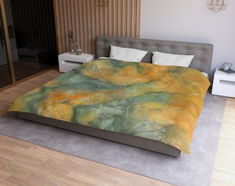 Cozy Microfiber Duvet Cover Set, Bedroom Decor, Bedding Set, Lightweight Duvet Cover, Soft Microfiber Bedding, Twin Full Queen King Size