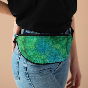 Colorful Abstract Fanny Pack | Stylish Accessory for Festivals, Travel, and Daily Use | Unique Design for Outdoors and Casual Outings, Gift