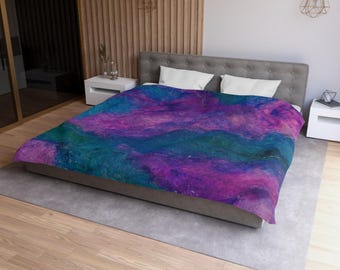 Cozy Microfiber Duvet Cover Set, Bedroom Decor, Bedding Set, Lightweight Duvet Cover, Soft Microfiber Bedding, Twin Full Queen King Size