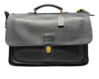 バッグ Vintage COACH Metropolitan Briefcase 90s Vintage Coach Metropolitan Briefcase Black 1990s - Etsy