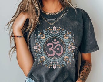 Spiritual OM Tee: Yoga and Meditation Shirt (Unisex Sizes S-4XL)