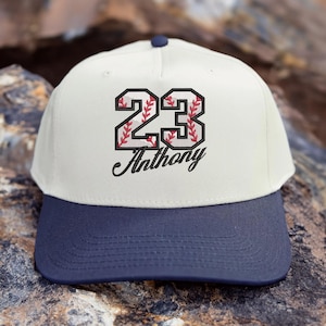 Niestandardowa czapka baseballowa z haftowanym numerem, Baseball Mom, Niestandardowa czapka baseballowa z numerem, Wykonana na zamówienie z spersonalizowanymi numerami, SportsFan