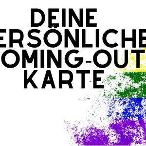 Wunsch Coming- Out Karten