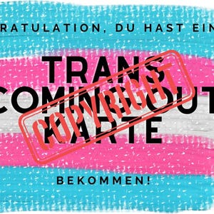 Carta di coming out per transgender