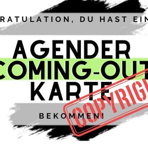 Carta di uscita dell'Agender